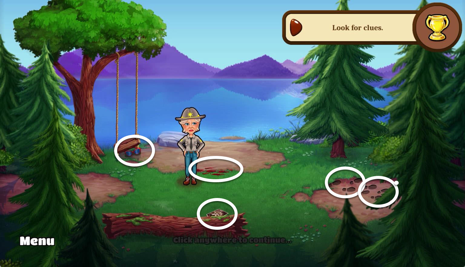 Primrose Lake 1 - Mystery Level - Island Park (after 8) solution